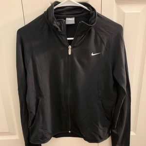 Black and White Nike Zip Sweatshirt Size M